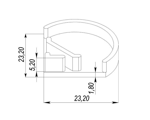Заглушка для LC-PUT-1717 Правая - фото 2