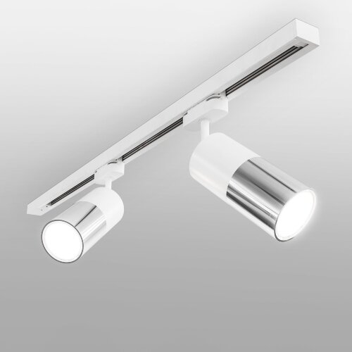 Basic System Трековый светильник 6W 4200K Avantag Белый матовый/хром - Фото 2