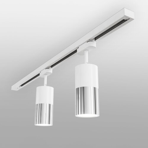 Basic System Трековый светильник 6W 4200K Avantag Белый матовый/хром - Фото 4