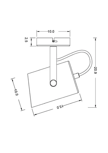 Настенный светильник (бра) Freya FR4004WL-01WB (Черный) - фото 2