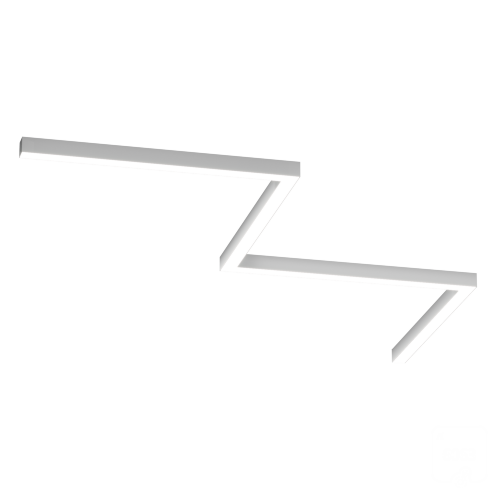 Светильник ЗигЗаг S50 (RAL9003/4x840mm-90/LT70 — 4K/72W) - фото 1