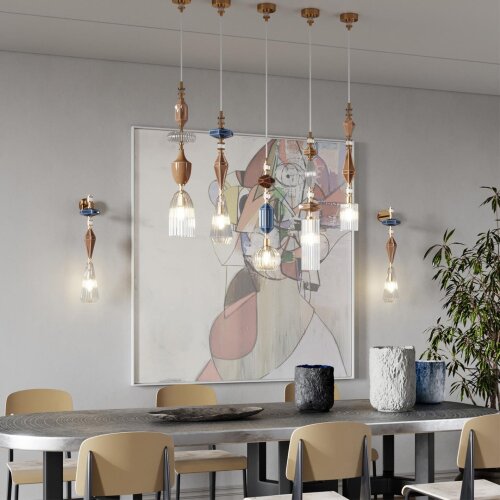 Подвес «ODEON LIGHT EXCLUSIVE» 5414/1B, серия: TERRA (крепление на планке; встраиваемый). Фото 2.