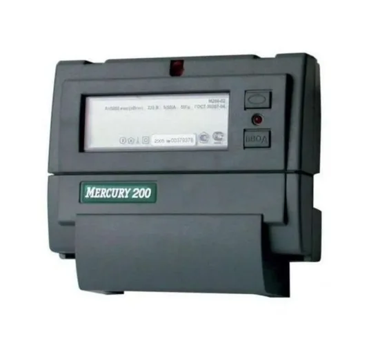 Счетчик Меркурий 200.02 1ф 5-60А класс точн. 1.0 многотариф. CAN ЖКИ Моск. вр. Инкотекс М0000051747 - фото