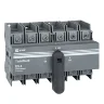 Рубильник 3п 125A реверсивный c рукояткой для прямой установки TwinBlock EKF tb-s-125-3p-rev - фото