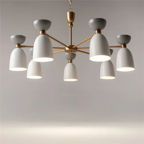 Подвесной светильник Cloches E14х7 (Латунь) - фото 9