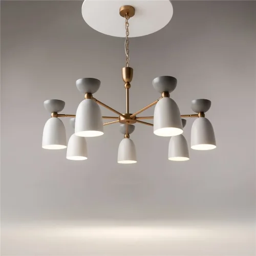 Подвесной светильник Cloches E14х7 (Латунь) - фото 10