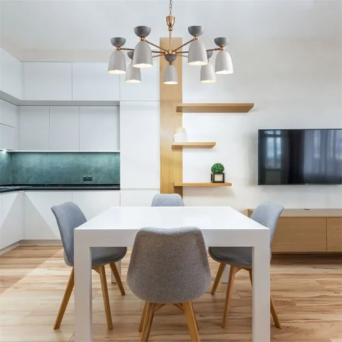 Подвесной светильник Cloches E14х7 (Латунь) - фото 13