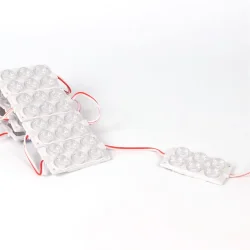 Светодиодный модуль 6 led 3030 MOD114 (12V, 3W, rgb, IP65)