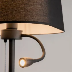 Напольный светильник (торшер) Farel E27х1 60Вт (Черный)