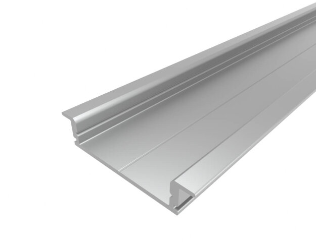 Профиль врезной алюминиевый LC-LPV-0734-2 Anod - фото