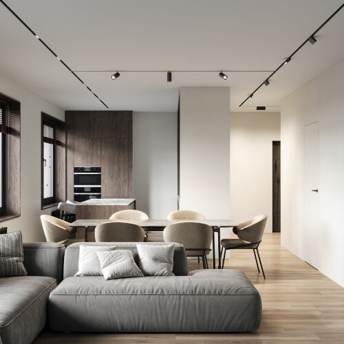 Slim Magnetic Умный трековый светильник 18W 2700-6500K Dim HL03 (черный) - Фото 3