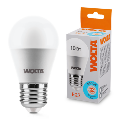 Светодиодная лампа WOLTA 25W45GL10E27 10Вт 6500K E27