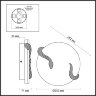Настенный светильник «ODEON LIGHT» 7033/10WL, серия: SNAKE. Фото 2.