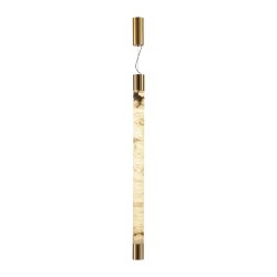 Подвесной светильник «ODEON LIGHT» 6687/25L, серия: MARBELLA (крепление на планке) - Светильники из алебастра; Переключатель цветовой температуры 3000/4000К