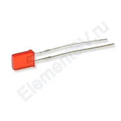 Светодиод ICL-2х5х7mm LE78 (red, 200-400mcd, diffuse)