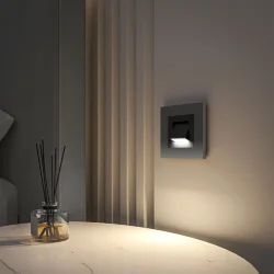 Рамка из поликарбоната на 1 пост Slab серебро софт W0012965