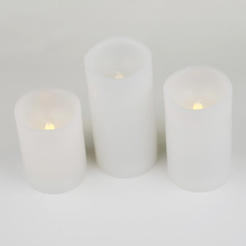 ULD-F050 WARM WHITE CANDLE SET3 Фигура светодиодная Свеча на батарейках 2АА не в-к, в составе набора из 3 штук, 1 светодиод, Теплый белый свет, TM Uniel - фото 2