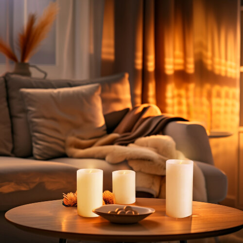 ULD-F050 WARM WHITE CANDLE SET3 Фигура светодиодная Свеча на батарейках 2АА не в-к, в составе набора из 3 штук, 1 светодиод, Теплый белый свет, TM Uniel - фото 5