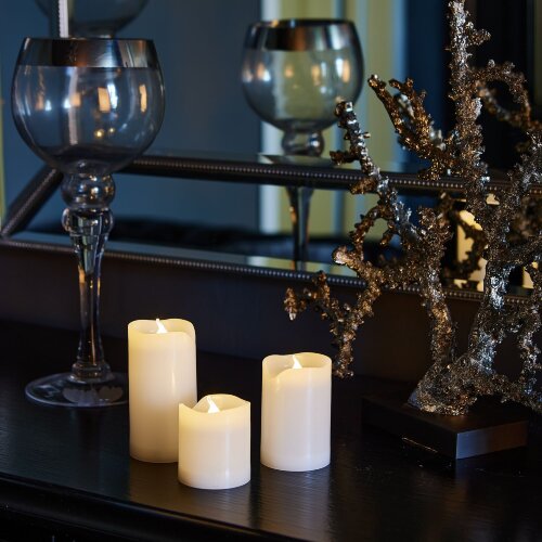 ULD-F050 WARM WHITE CANDLE SET3 Фигура светодиодная Свеча на батарейках 2АА не в-к, в составе набора из 3 штук, 1 светодиод, Теплый белый свет, TM Uniel - фото 8