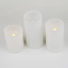 ULD-F050 WARM WHITE CANDLE SET3 Фигура светодиодная «Свеча» на батарейках 2АА (не в/к), в составе набора из 3 штук. 1 светодиод. Теплый белый свет. TM Uniel - фото