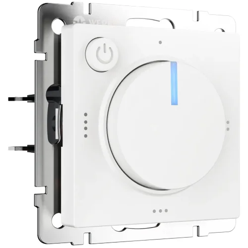 Терморегулятор электромеханический для теплого пола (белый матовый) W1151161 - фото