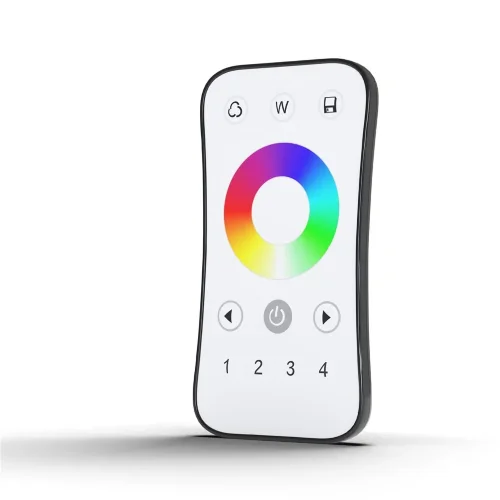 Пульт для светодиодной ленты RGB/RGBW 4 зоны (Белый) 01107 - фото