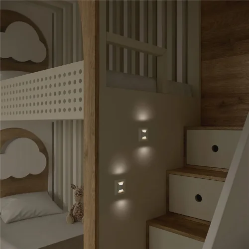 Встраиваемая LED подсветка МУН (белый матовый) W1154501 - фото 3