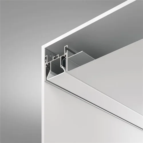 Алюминиевый профиль для натяжного потолка 52×35 (Серебро, 2 м), ALM013S-2M (Серебро) - фото 6