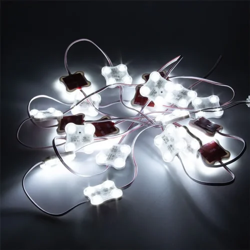 Светодиодный модуль 4led 2835 MOD57 (1.44W, 24VDC, cool white, 170°, led SAMSUNG) - фото I