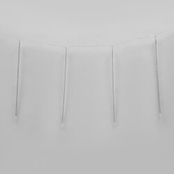 ULD-E2405-240-DTK MULTI IP44 METEOR Занавес светодиодный фигурный Падающие звезды, соединяемый, 2х0.5м, 8 подвесов, Разноцветный свет, Провод прозрачный.