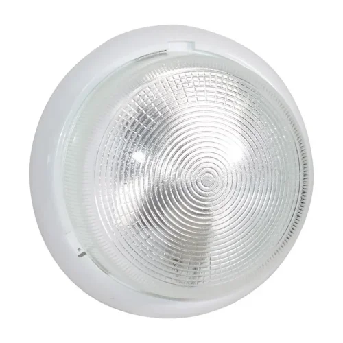 Светильник НБО 23-100-001 'Раунд' 1х100Вт E27 IP44 d240 корпус бел. Элетех 1005500569 - фото