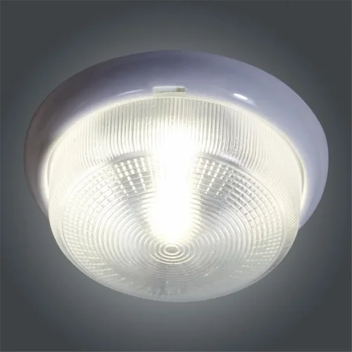 Светильник НБО 23-100-001 'Раунд' 1х100Вт E27 IP44 d240 корпус бел. Элетех 1005500569 - фото 5