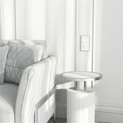 Выключатель двухклавишный (белый) W1120001