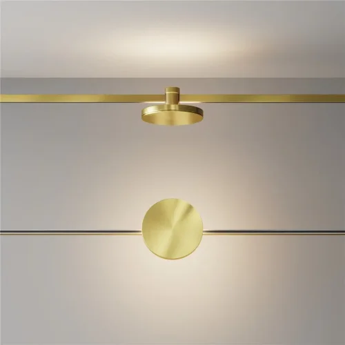 Трековый светильник Плато / Plato Flarity 3000K 7Вт 120° (Латунь) TR152-1-7W3K-BS - фото 8