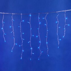 ULD-B3010-200-DTA BLUE IP20 Бахрома светодиодная с контроллером, 200 светодиодов, 3 м, синий, IP20, провод прозрачный