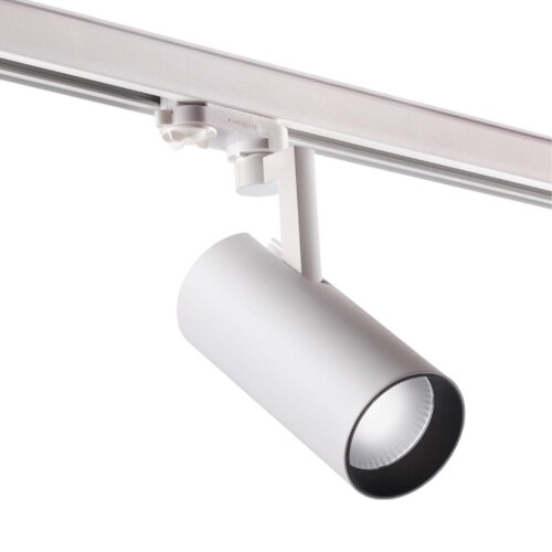 Трёхфазный трековый светодиодный светильник «Novotech» 358257, серия: HELIX. Фото 1.