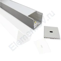 Алюминиевый профиль 046 (2000х35х35мм с рассеивателем)