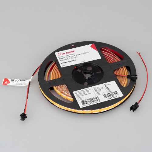 Светодиодная лента герметичная COB-SE-X360-8mm 5V White6000 (5 W/m, IP65, CSP, 5m) (Arlight) - фото 2