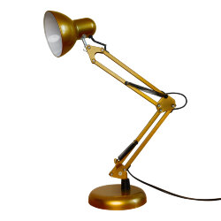 TLI-221 GOLD E27 Светильник настольный, Цоколь Е27, 60W, Механический выключатель, Золотой