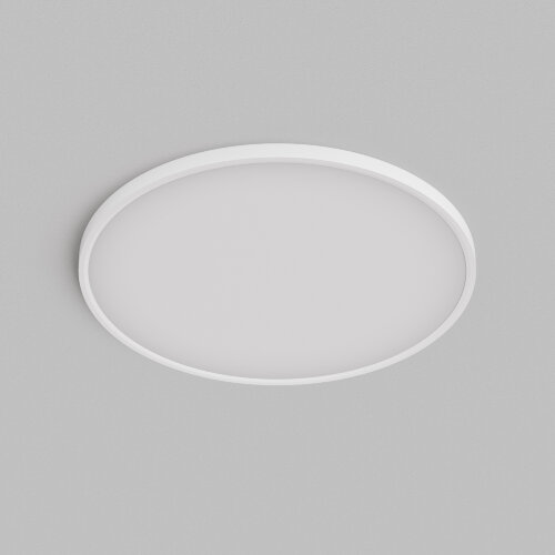 DK6524-WH Накладной светильник THIN, IP40, 50W, 3000K/4000K/6500K, переключатель цветовой температуры на корпусе, белый, полимер. Фото 2