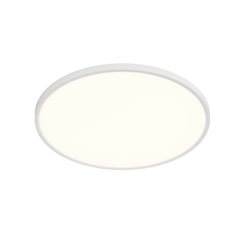 DK6524-WH Накладной светильник THIN, IP40, 50W, 3000K/4000K/6500K, переключатель цветовой температуры на корпусе, белый, полимер. Фото 4