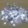 ULD-B50006-880-TTK WHITE IP44 Бахрома светодиодная с эффектом мерцания, 50м, Соединяемая, 880 светодиодов, Белый свет, Провод прозрачный - фото 1