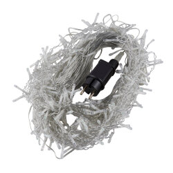 ULD-B50006-880-TTK WHITE IP44 Бахрома светодиодная с эффектом мерцания, 50м, Соединяемая, 880 светодиодов, Белый свет, Провод прозрачный