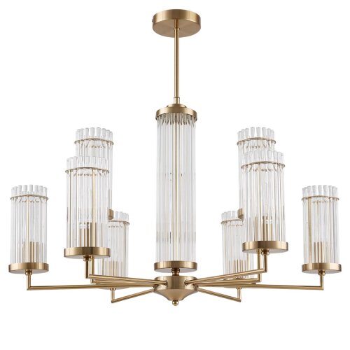 Люстра на штанге «LUMION» 6527/9, серия: ELLOW (крепление на планке). Фото 1.