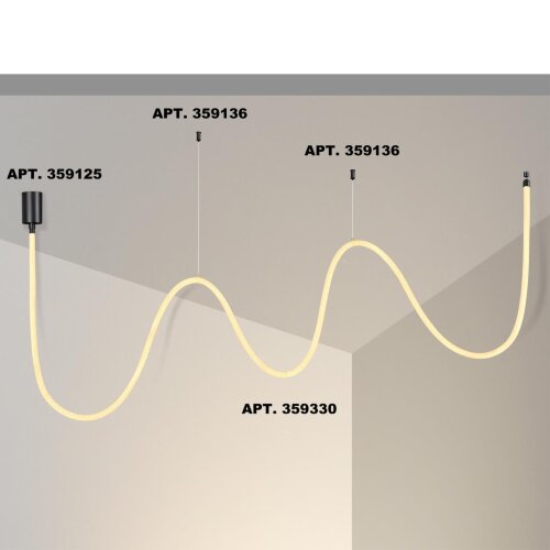 Светильник светодиодный "ГИБКИЙ НЕОН" «Novotech» 359330, серия: RAMO. Фото 2.