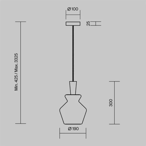 Подвесной светильник Toys GU10x1 (Белый) - фото 7