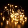Гирлянда нить "Роса" теплый белый 5м IP20 - Фото 4