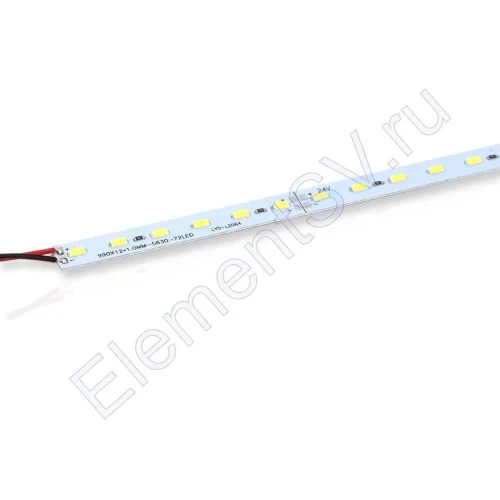 Светодиодная линейка 5630, 72 led, G103 (24V, 36W, white) - фото.