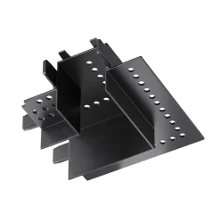 Коннектор угловой Radity встраиваемый черный (Черный)