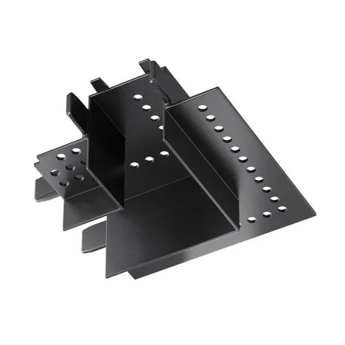 Коннектор угловой Radity встраиваемый черный (Черный) - фото